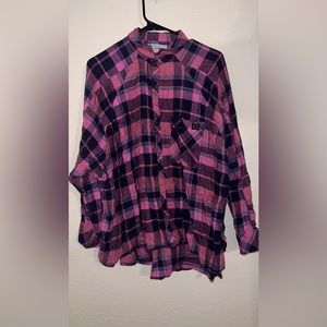 Small Purple Urban Outfitters Flannel